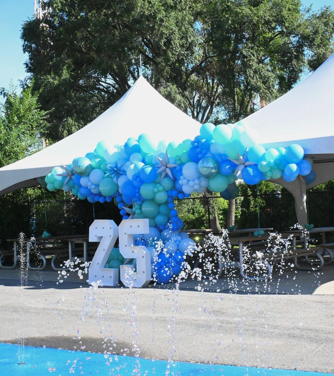 25 anniversary decoration